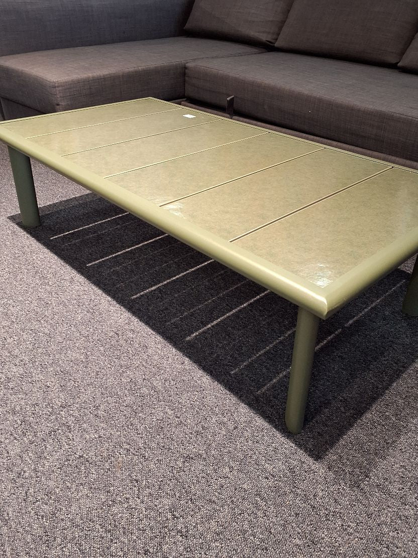 Sofabord i grøn melamin